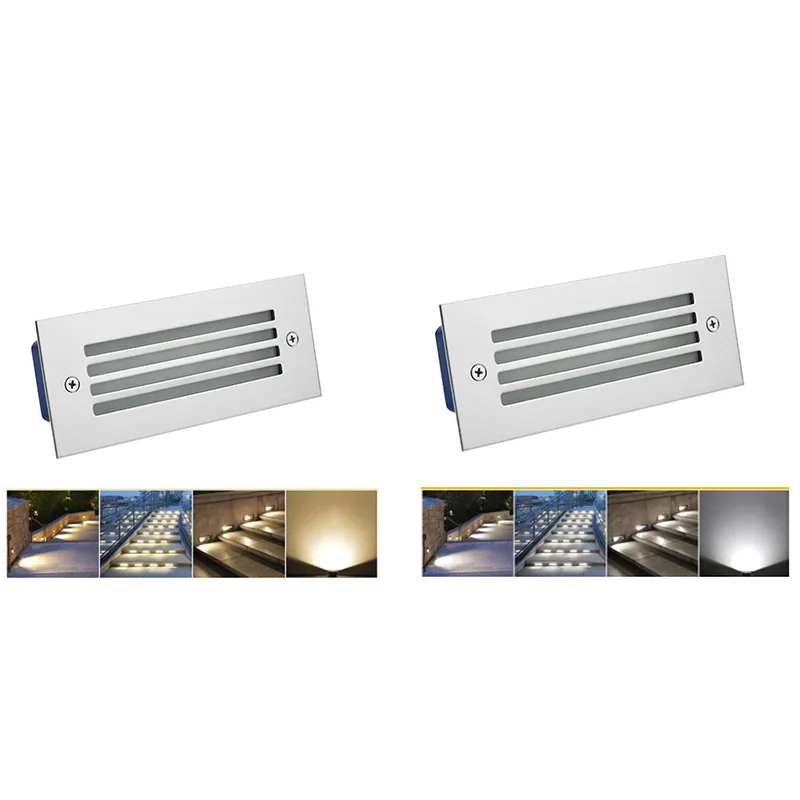 

IP65 Underground Light Stair Light 3W Step Light Recessed Buried Lamp Indoor Outdoor Staircase Step Lights