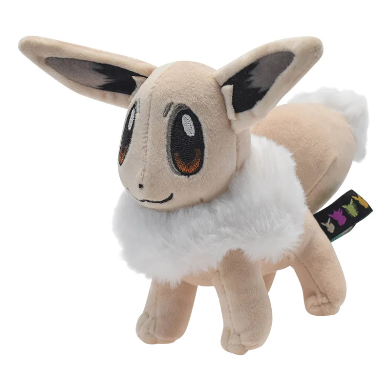 Плюшевые игрушки в стиле аниме Покемон Аниме фигурки Пикачу Eevee мягкие милые