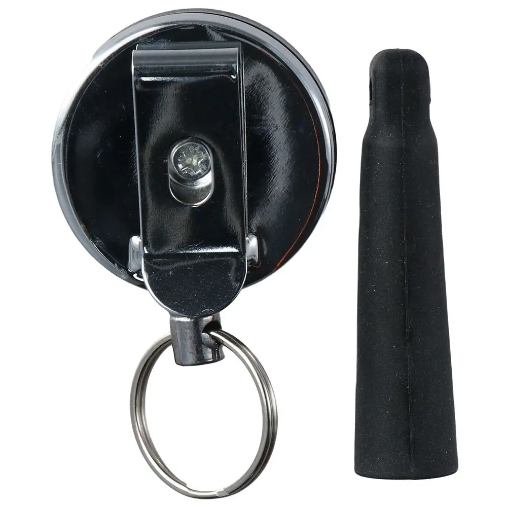 

4Pcs 4Pcs Badge Holders Heavy Duty Silvery Stainless steel Id Badge Clip Carabiner Clip Office