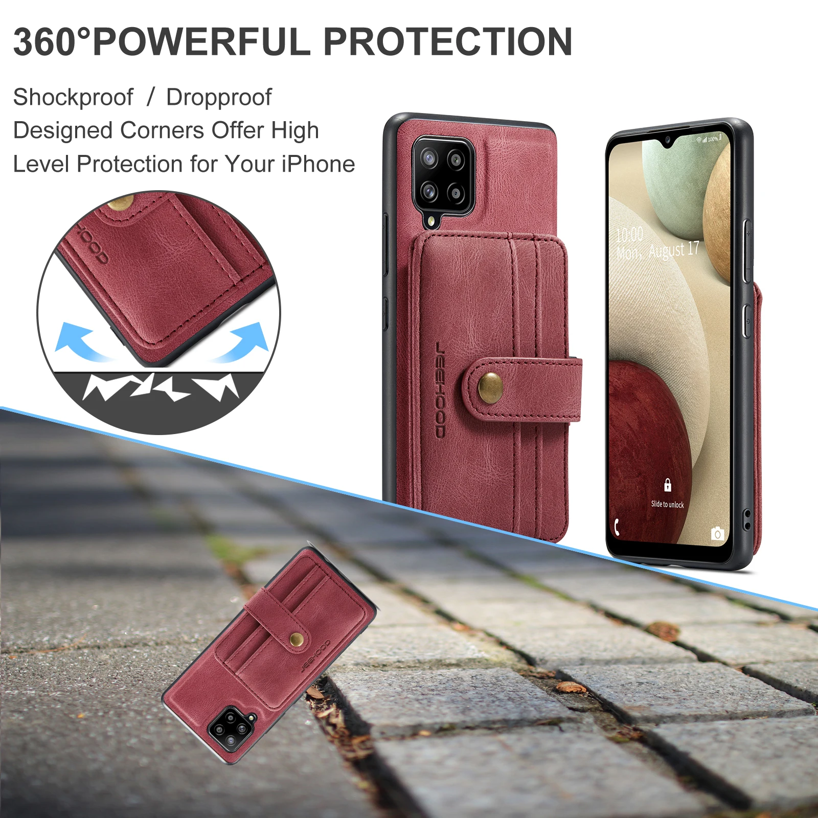 Lanyard Flip Leather Phone Case For Samsung Galaxy A13 A53 A52 A04 A04S S22 Ultra S21 FE S20 Plus Zipper Wallet Card Cover Coque