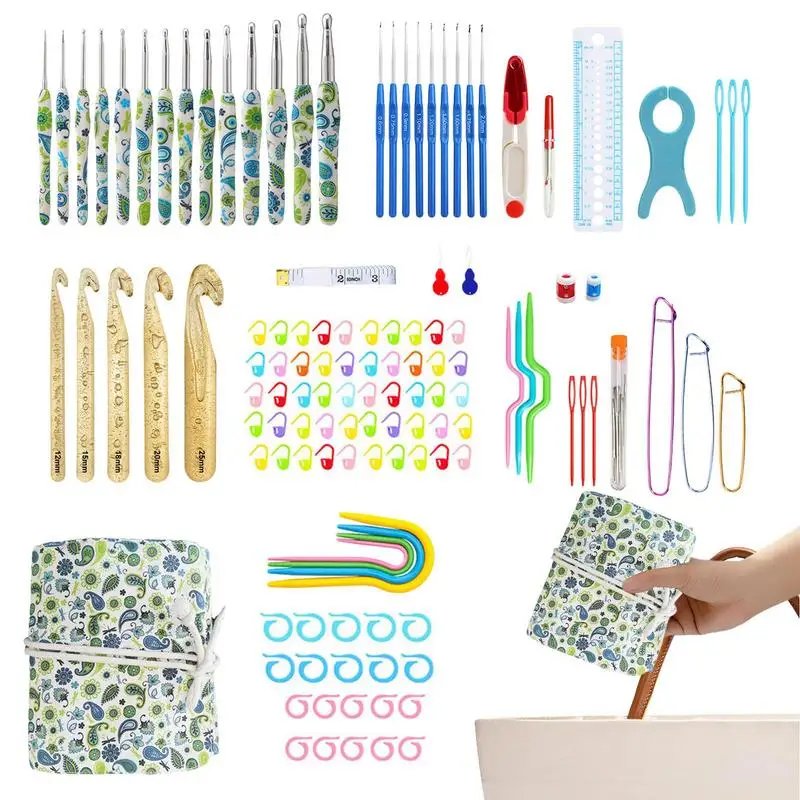 

Knitting Kit Knitting Set DIY Craft Kit Knitting Starters Kit Crotcheting Supplies Gifts For Adults Kids Beginner