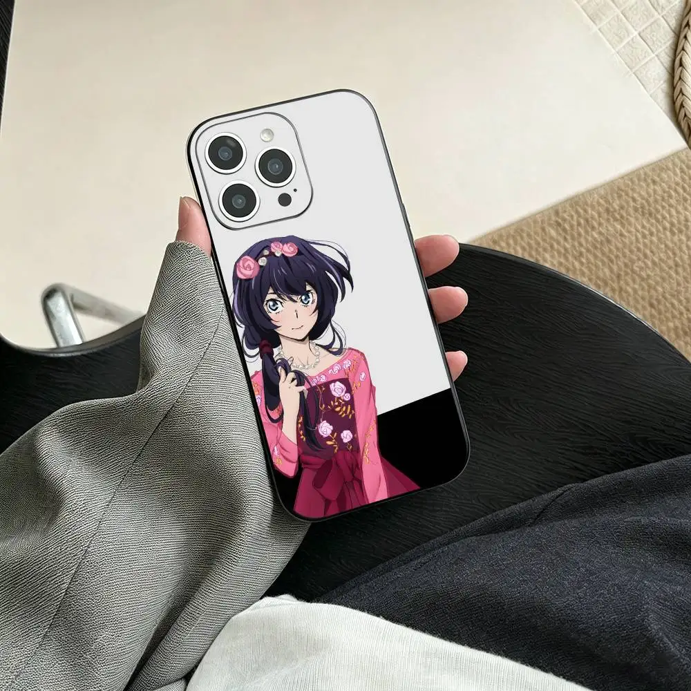 Фото Чехол для телефона Bungo Stray Dogs Kyoka Izumi для iPhone 17, 16, 15, 14, 13, 12, 11 Plus, Pro Max и других моделей, силиконовый, черный. №3