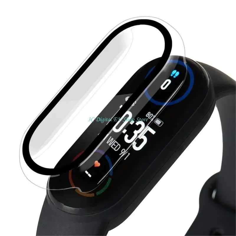 E74D Защитный чехол для Mi Band 6 5 4 3 для смарт-часов, полная крышка покрытия (art.: 3920dbcd28494) - 3920dbcd28494