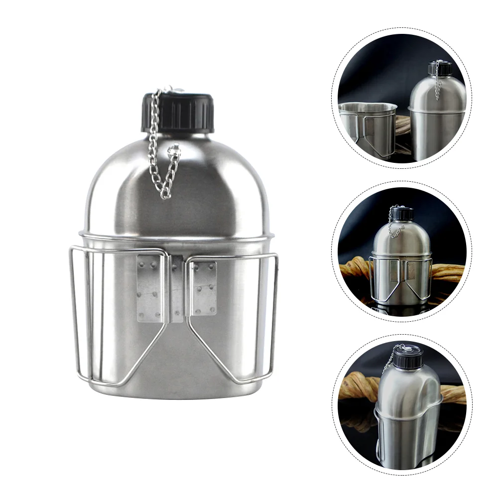 

Outdoor Picnic Water Bottle Portable Water Kettle Stainless Steel Kettle