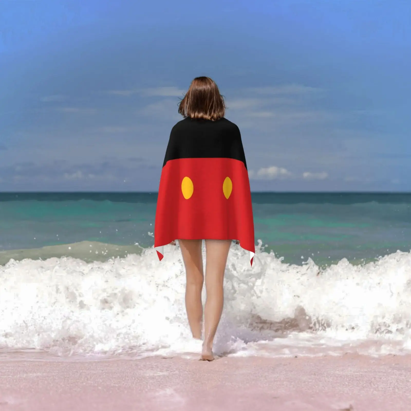 It With Three Circles-Shorts Bath Towel Beach Cushion Parks Magic Kingdom Walt World Magic Animal Kingdom images - 6