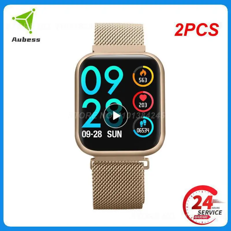 

2PCS Soft Transparent Protective Film Guard For ESEED lauhwl P80 Smart Watch Screen Protector Cover Smartwatch Protection