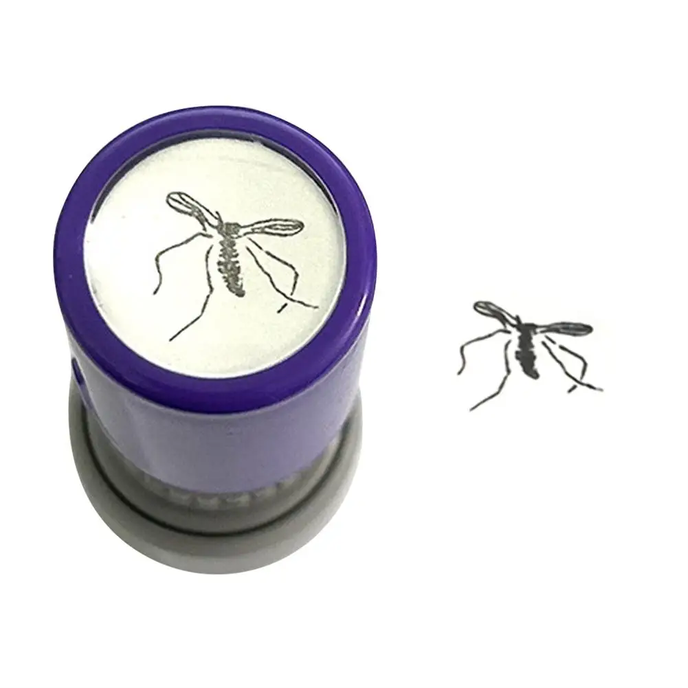 Mosquito Assorted Stamps For Kids Self-ink Stamps Mosquito Stamps Seal Scrapbooking DIY Painting Photo Album Decor Random Color images - 6