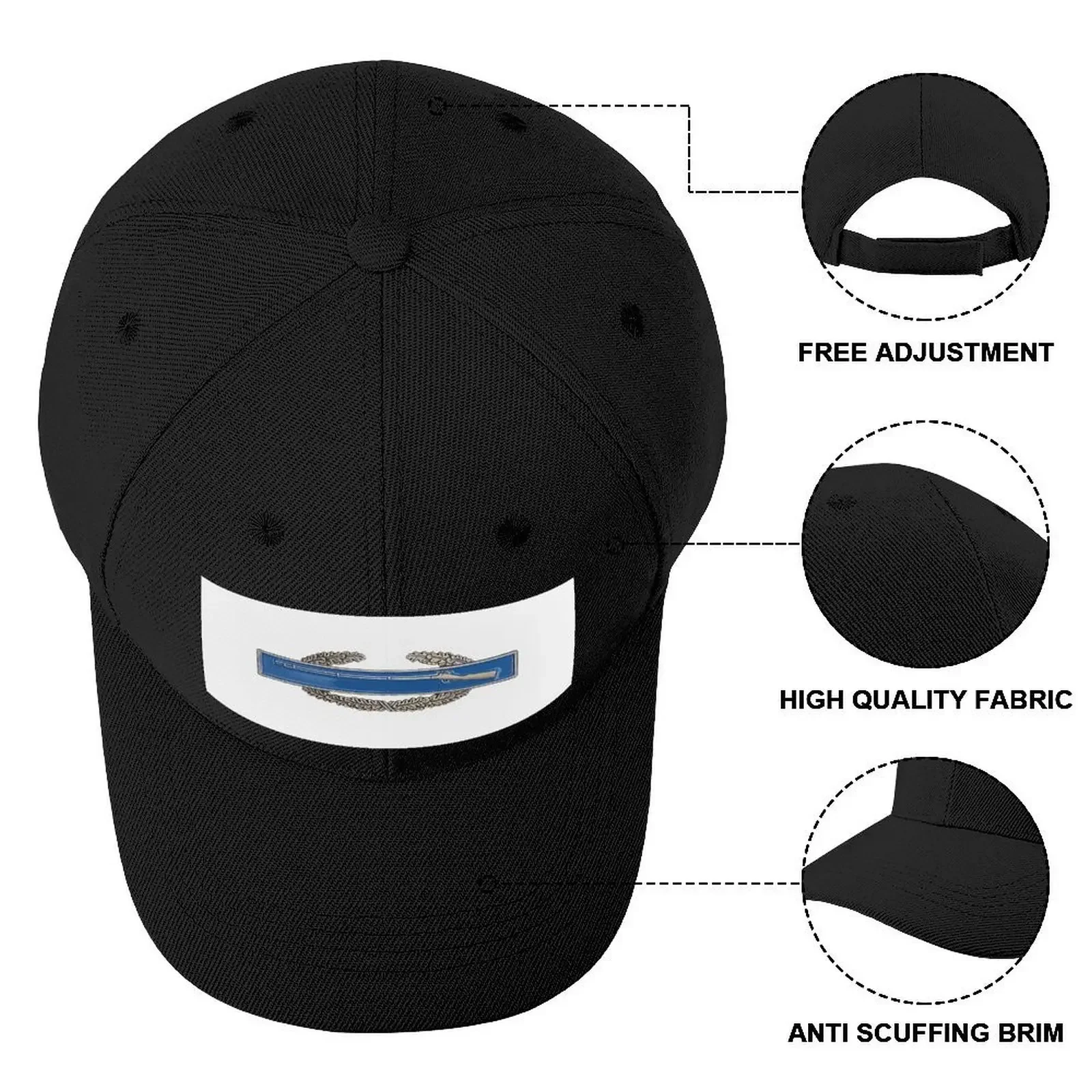 Значок боевой пехоты - CIB Чехол для iPad Бейсбольная кепка Военная Мужская шляпа