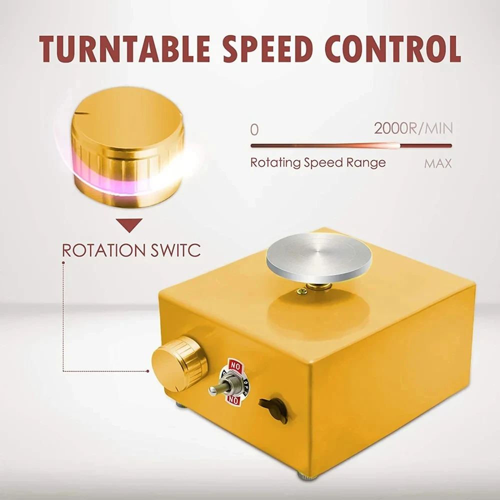 Мини-керамическая круглая машина наборы электрическая керамическая формовочная