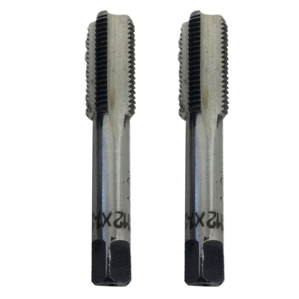 

2pcs HSS Taps 12mm *1.25 Metric Taper & Plug Tap Right Hand Thread 69mm Length Metalworking Tools Parts