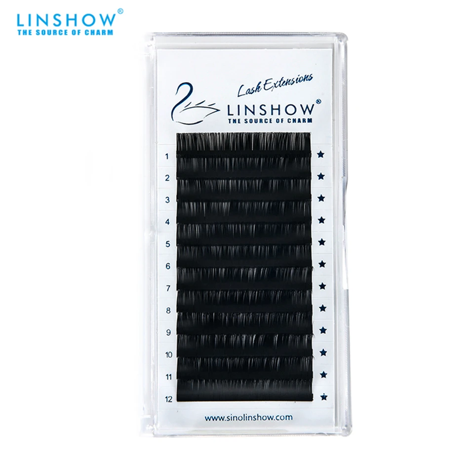 

Ресницы для наращивания Linshow, 0,15 мм, Длина 8-18 мм, J/B/C/D