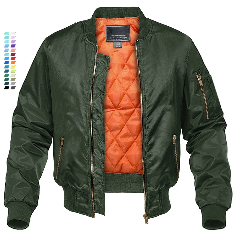 

Winter 2023 Military Jacket Outwear Mens Cotton Padded Pilot Army Bomber Jacket Coat Casual Baseball Jackets Varsity Jackets