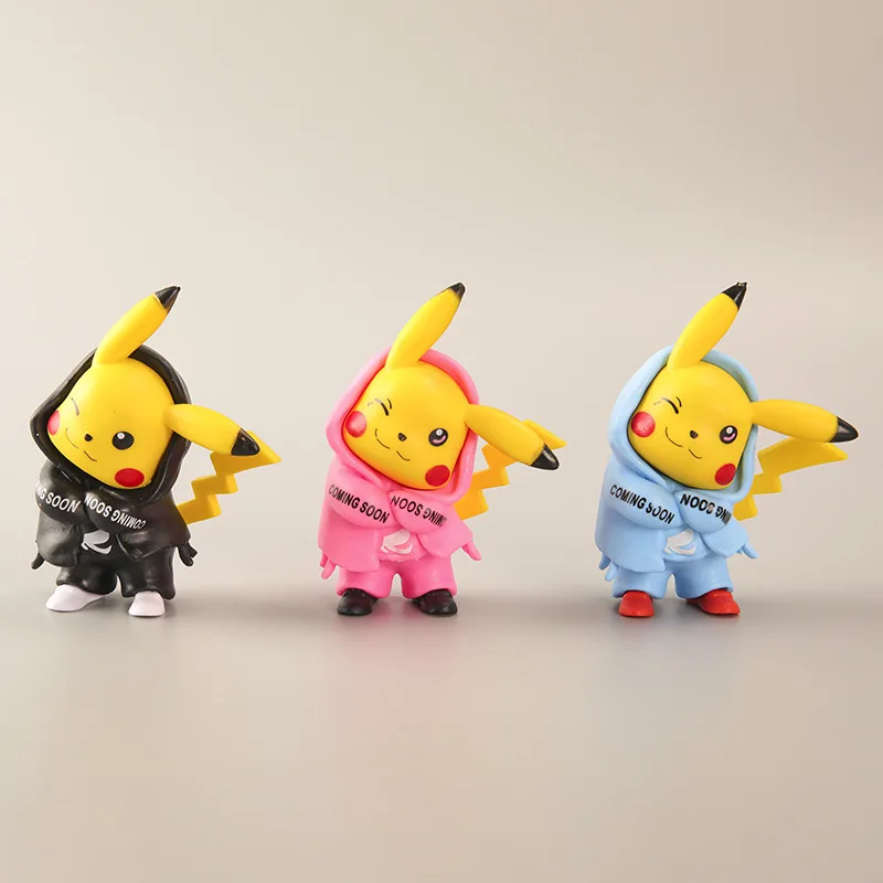 

Фигурка TAKARA TOMY Pokemon Pikachu, украшение для персонажа, детские игрушки на день рождения, детский подарок-сюрприз