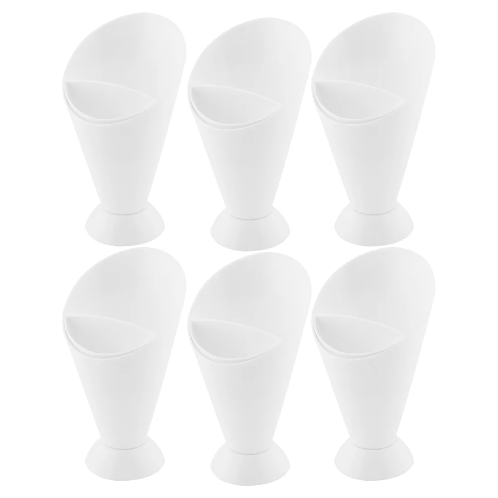 

Fry French Holder Cone Cup Dipping Cups Basket Fries Dip Stand Compartment Ketchup Salad Chips Container Appetizer Sauce Cream