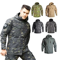 military jacket men clothing tactical jackets waterproof army cloth camouflage coat airsoft clothing multicam multi pockets