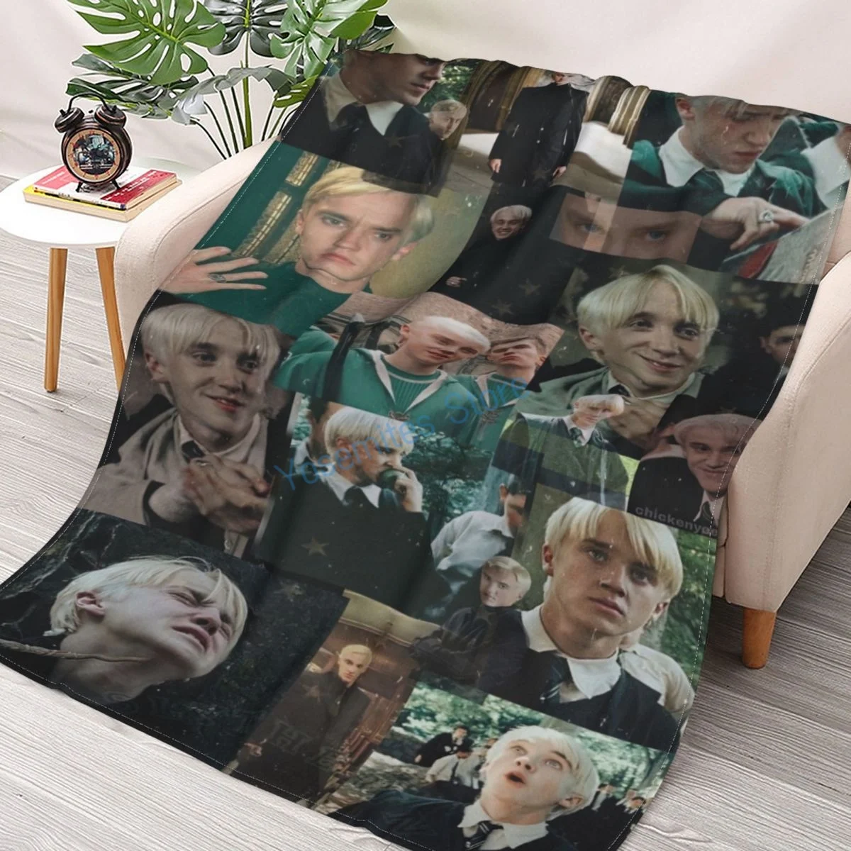 

Draco Malfoy Throw Blanket, Flannel Soft Bed Blankets, Bed And Sofa Sheets/Sofa Covers, All-Season Bedroom/Outdoor Camping