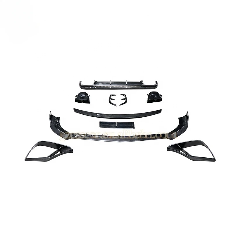 Для Mercedes Bens S Class C217 S63Amg BS Style 3K карбоновый глянцевый задний диффузный спойлер