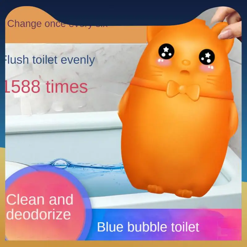 

Bear Toilet Cleaner Deodorization Blue Bubble Toilet Urine Scale Fragrance Household Cleaning Chemicals Clean Toilet Treasure