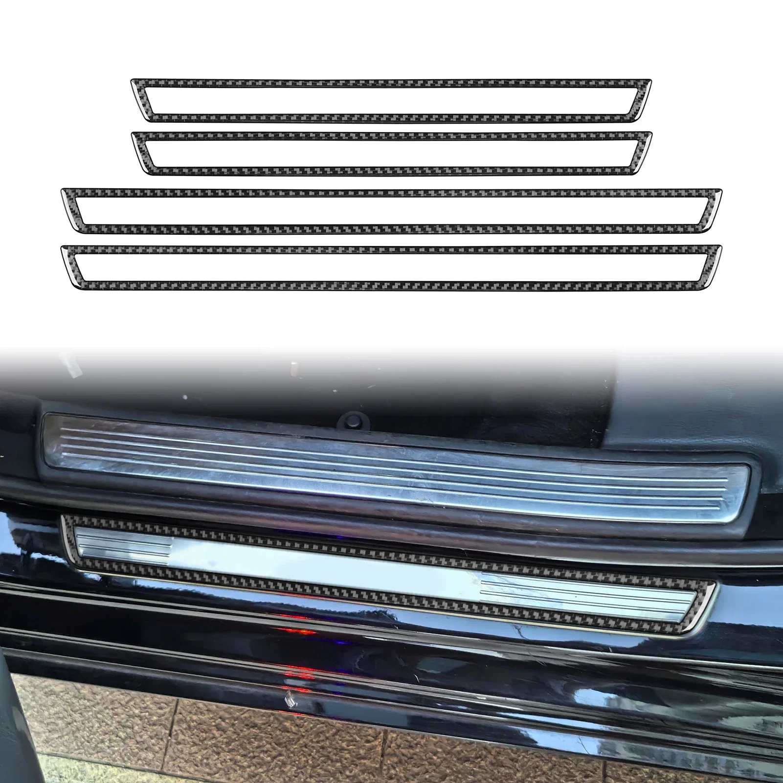Для Maybach S Class W222 2013-2020 наклейки из углеродного волокна внешняя отделка двери