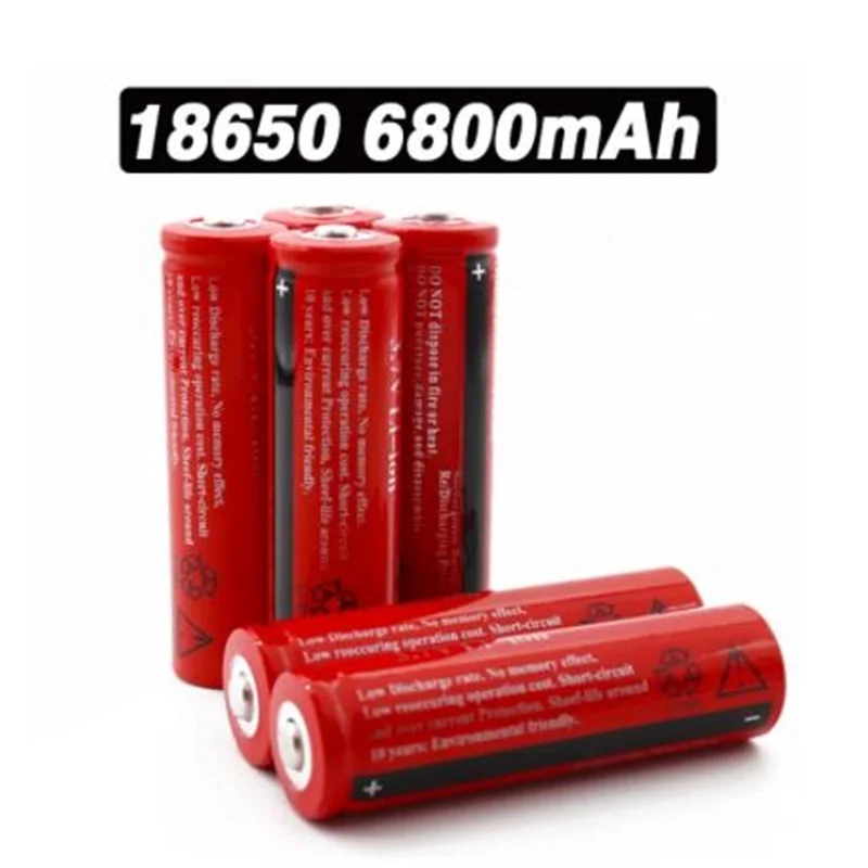 

2-20 шт., литий-ионные аккумуляторы 100%, 18650 мАч