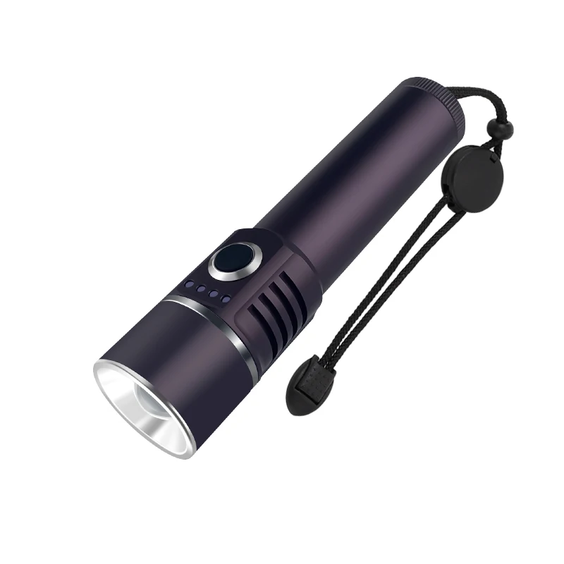 

Free Shipping High Power Usb Rechargeable Strobe Emergency Flashlight