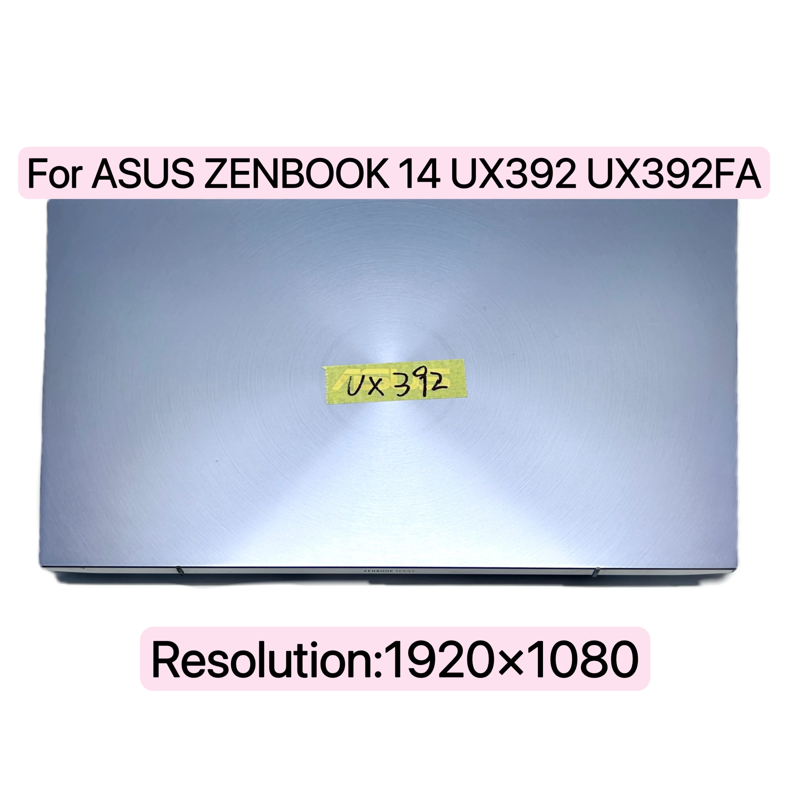 

Для ASUS ZenBook 14 UX392 UX392FN UX392FA UX392F сменный сенсорный ЖК-дисплей 1920X1080 FHD с рамкой и крышкой