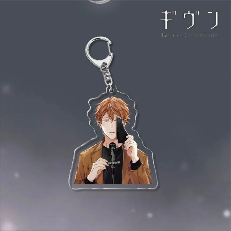 Брелок в стиле аниме с мультяшным принтом манга Yaoi Bl прилагается акриловый