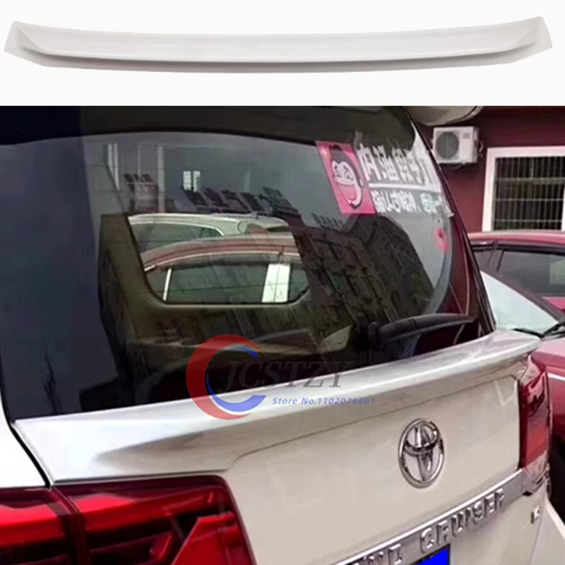 

Спойлер для Toyota Land Cruiser LC200 4000 4700 4600 2008 09 2010 11-2022, материал ABS, аксессуары для заднего крыла багажника автомобиля, комплект кузова