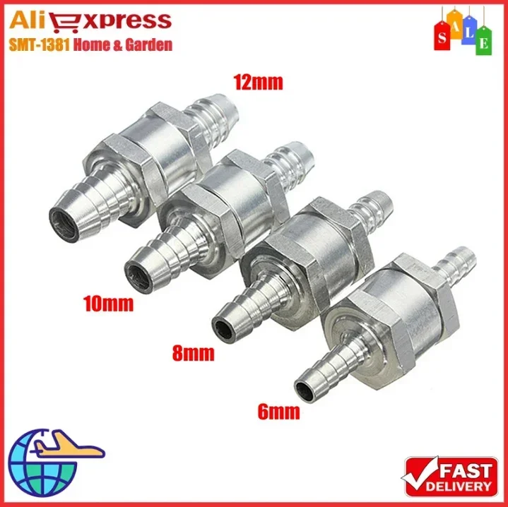 

Высокопроизводительный обратный клапан для автомобильной топливопровода. Доступны размеры 4/6/8/10/12 мм. Сопротивление на бензин и дизель.