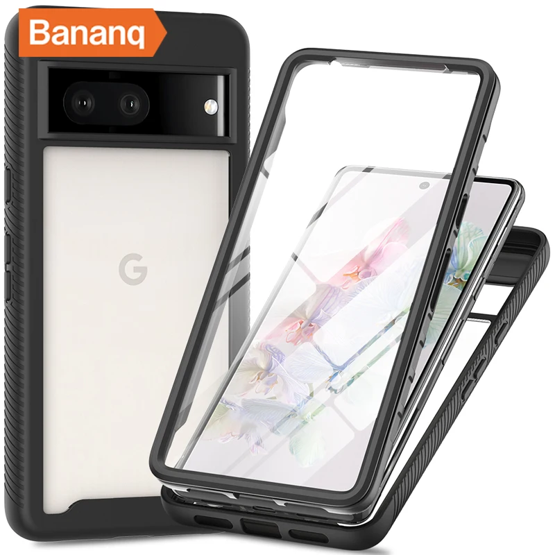 

Полноразмерная Противоударная Броня Bananq для Google Pixel 7 8 Pro 7A 6A с защитной крышкой для экрана телефона