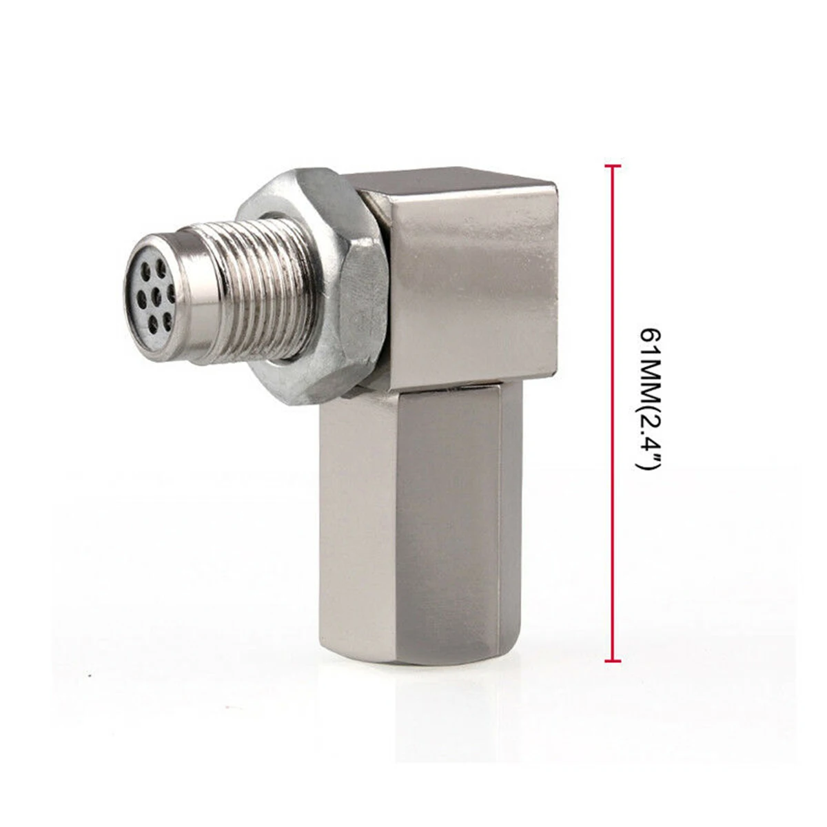 

Распорка для датчика кислорода 90 градусов, автоматический датчик кислорода, угловой адаптер, мини каталитический конвертер, проверка двигателя, светильник CEL Fix O2 Sensor S