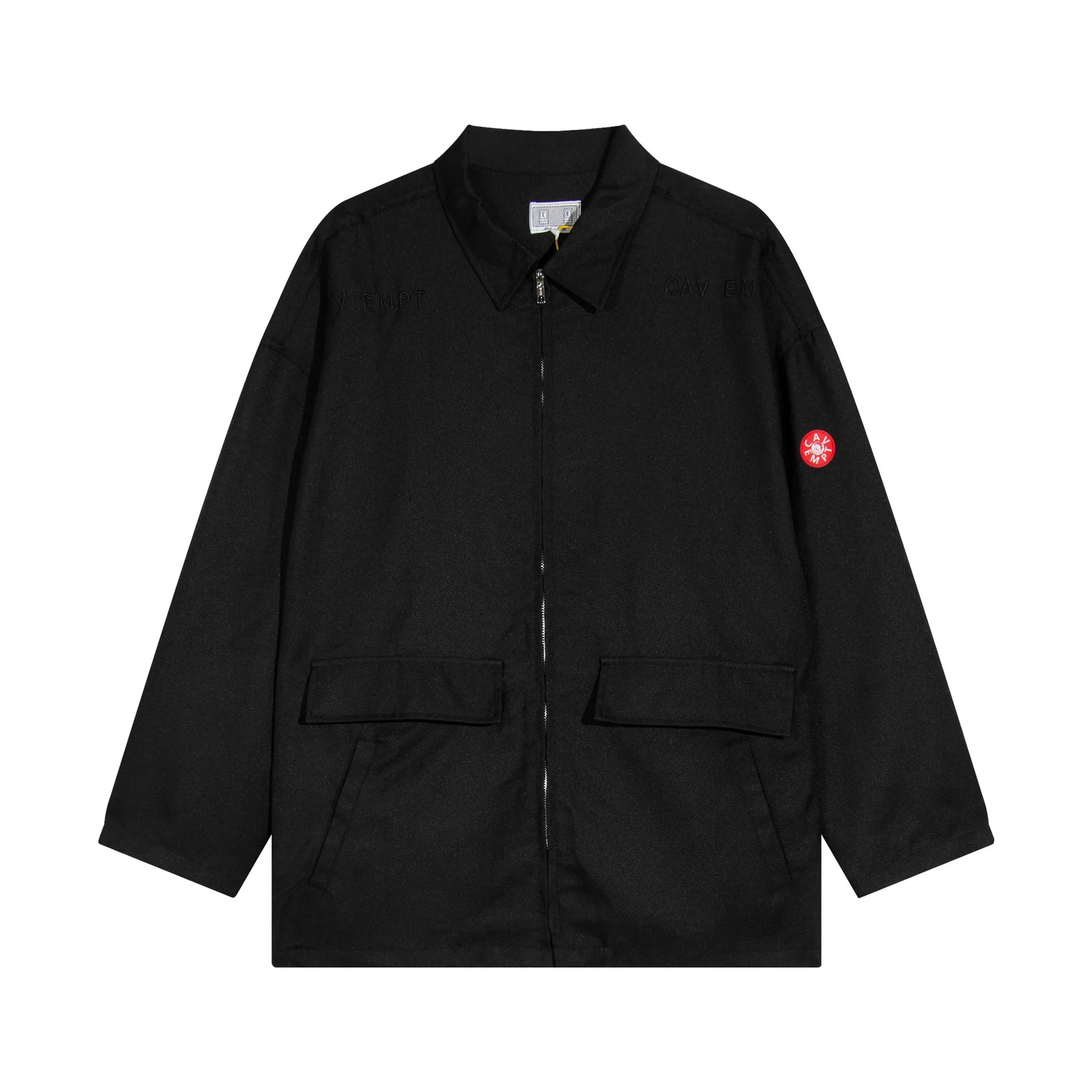 

2023 autumn/winter new CAVEMPT C.E imitation suit shirt electric pulse printed jacket for men and women