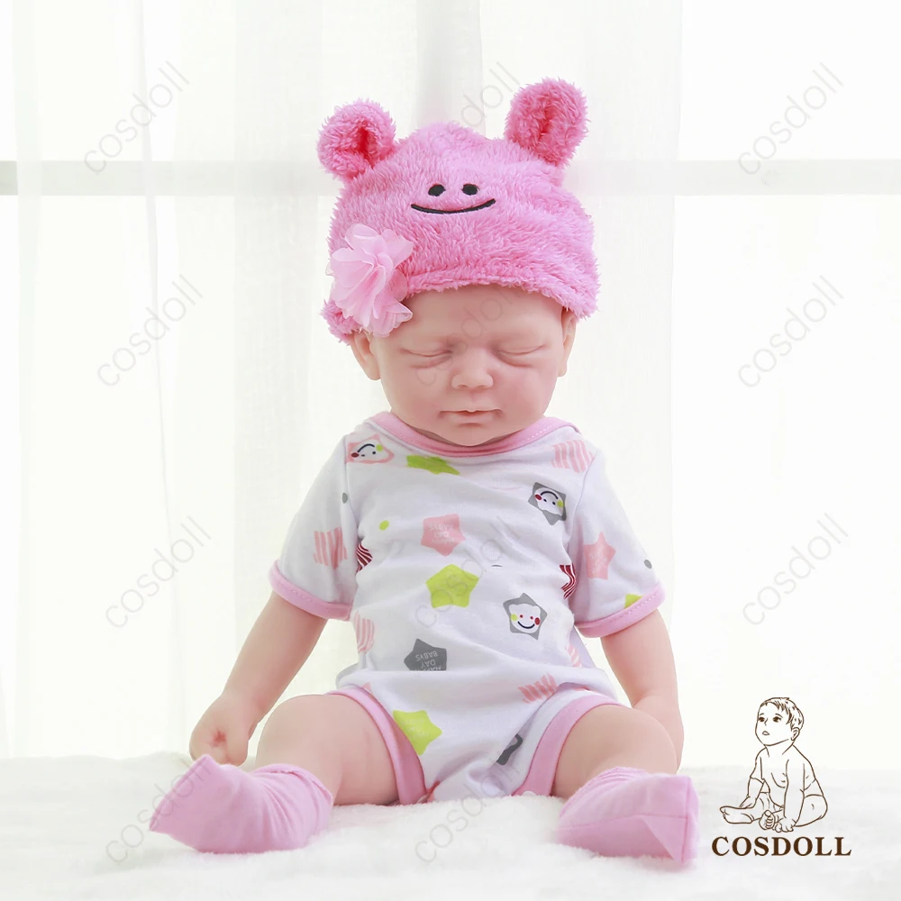 BeBe Reborn Baby doll Неокрашенный 46 см 2 25 кг малыш полный корпус силиконовые куклы
