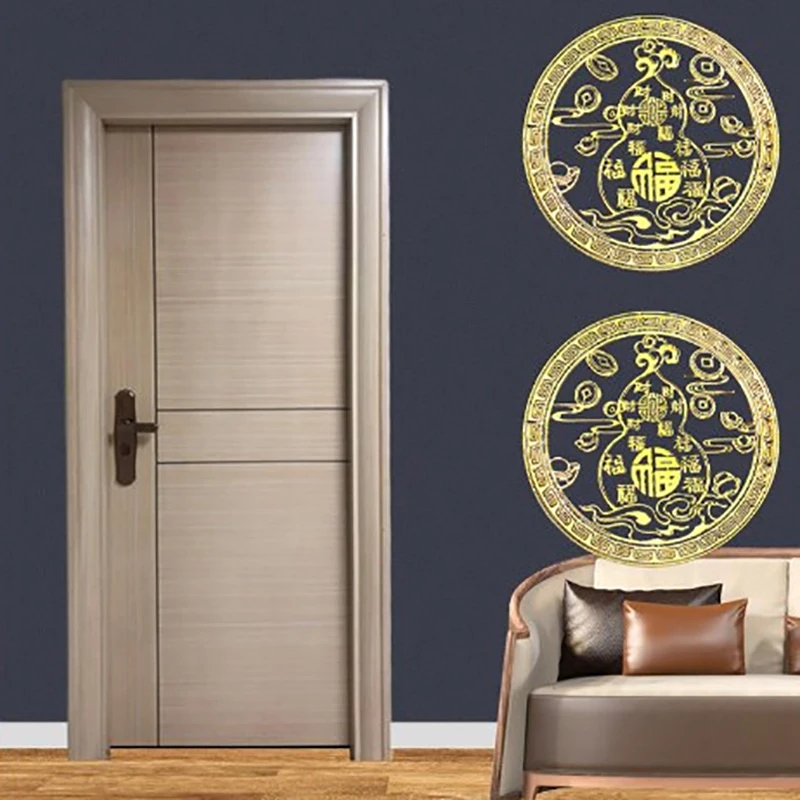 Металлическая Тыква от двери до наклейки счастливое богатство дом фэн-шуй