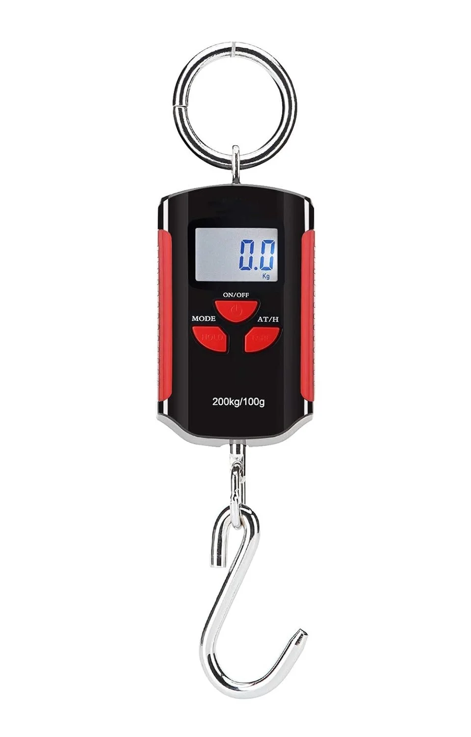 

Mini Crane Scale, Portable 200 kg / 400 lb Heavy Duty Digital Scales LCD Display with Backlight for Home Farm Market Fishing Hun