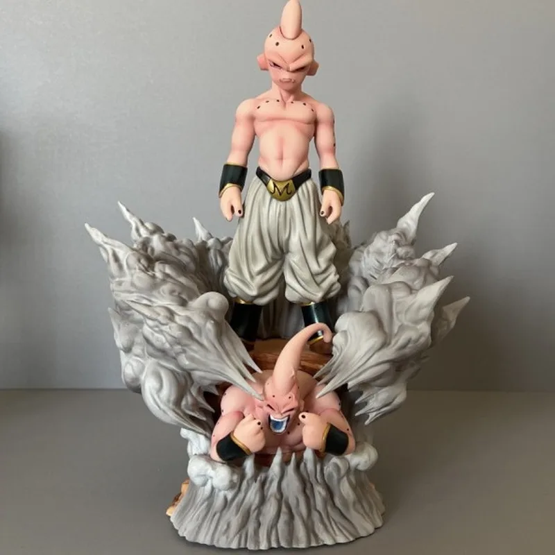 Фото Dragon Ball Z Evil Majin Buu Hercule Аниме Фигурка Коллекционная игрушка из ПВХ Gk Орнамент Настольные украшения Модель Детский подарок №2