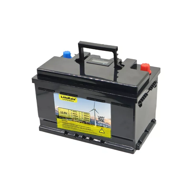 

12.8V 60AH LiFePO4 Battery 12V Lithium Iron Phosphate Batteries Cycles inverter Car lighter Solar Wind EU US Tax Free