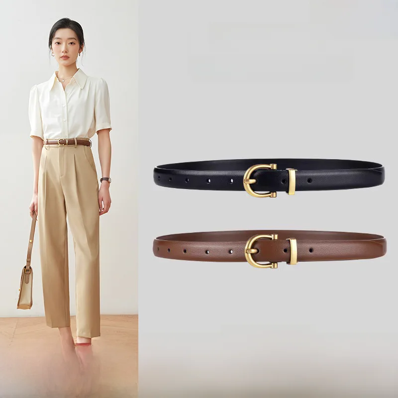 Черный женский ремень новый модный джинсовый Женский декоративный простой