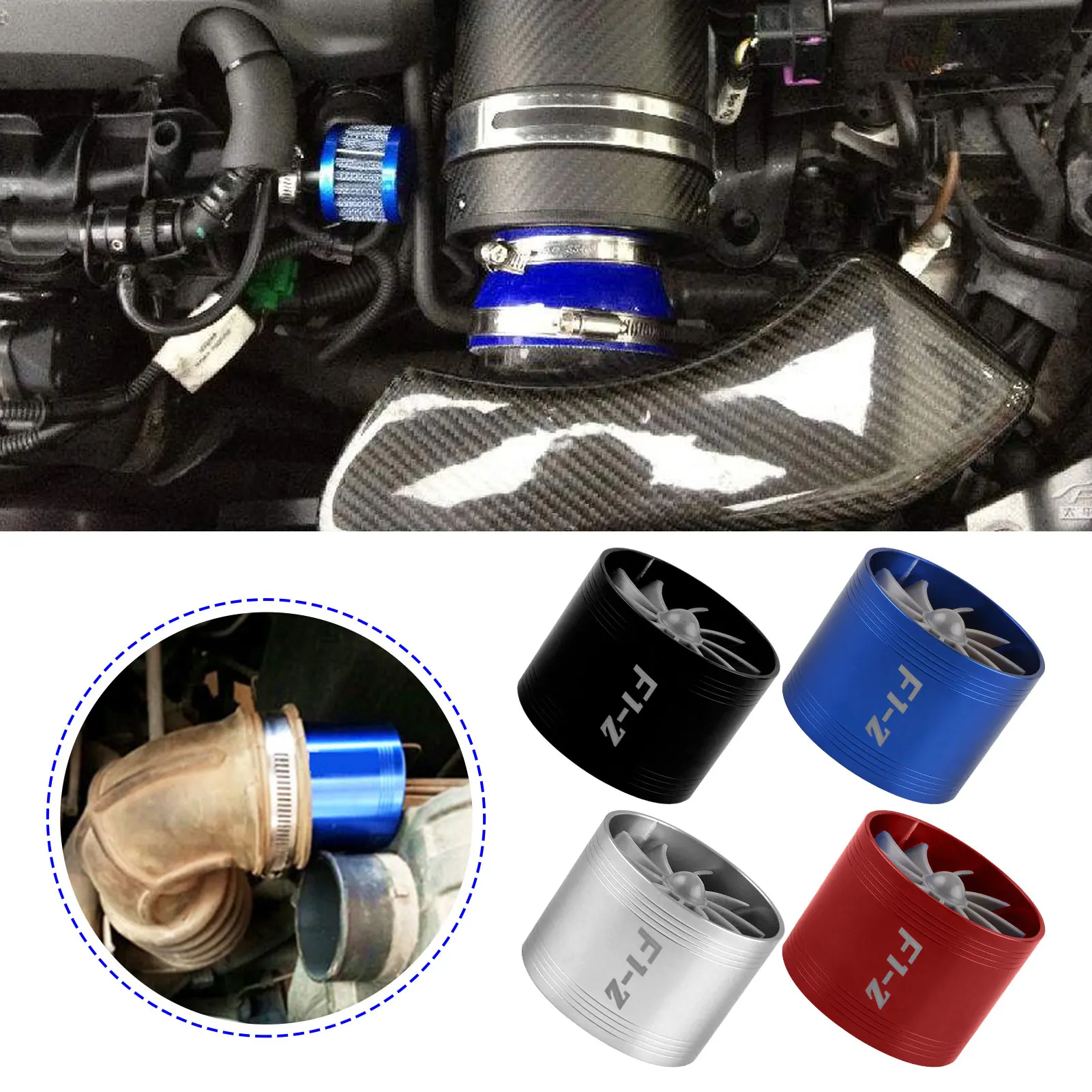 Турбонатор для воздухозаборника автомобиля турбонатор с одним вентилятором