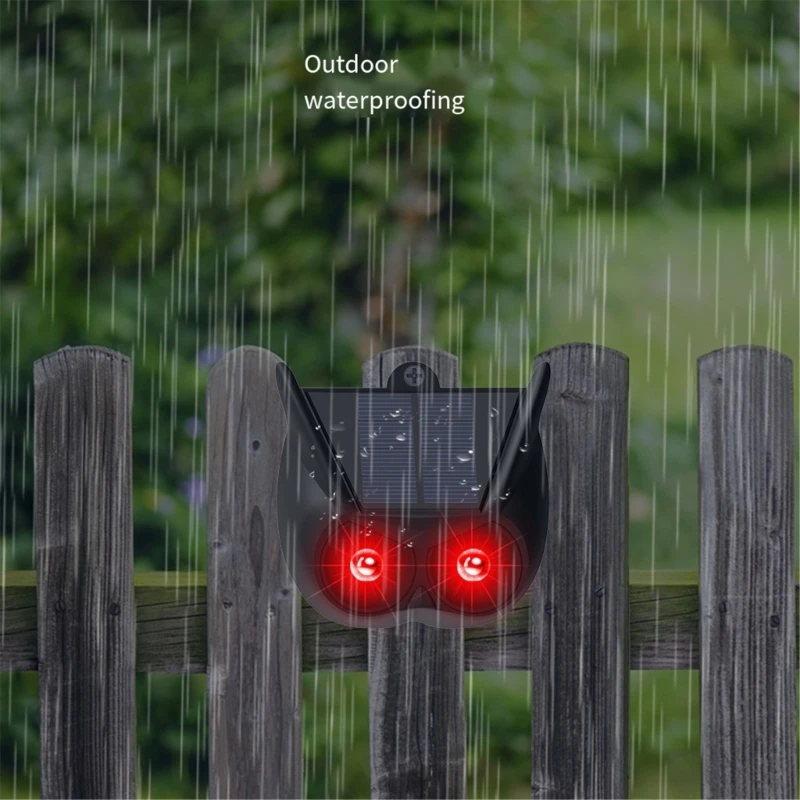 D0AB Защита для сада Солнечные средства отпугивания животных со стробоскопом