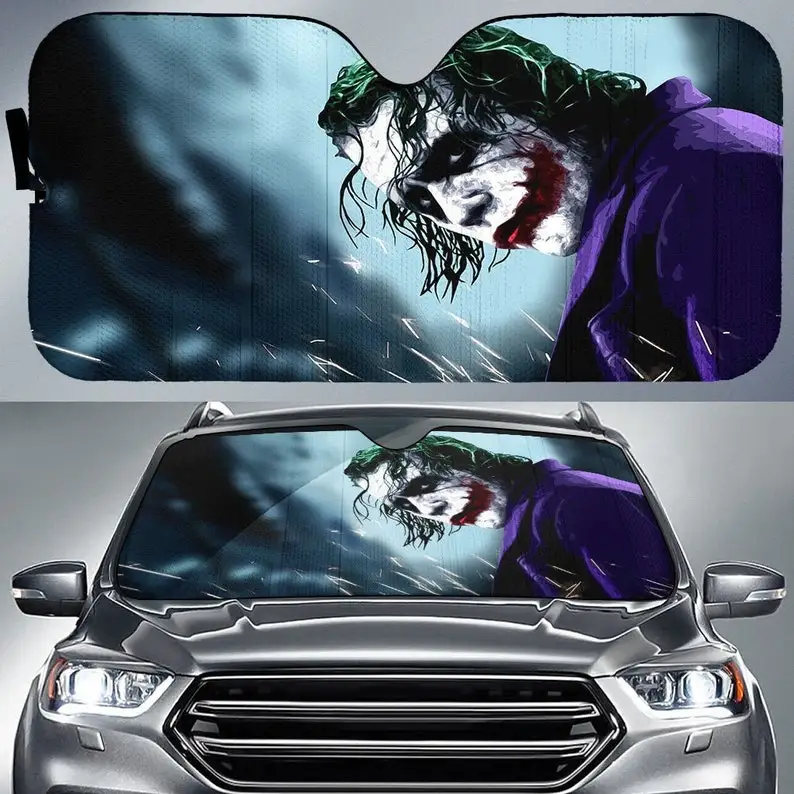 

Joker car sun visor Joaquin Phoenix auto parts car trim car sun visor car windshield auto parts