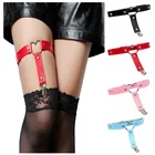 Женский пикантный Пояс для чулок, нижнее белье, кожаный эластичный ремень в стиле панк для чулок, подвязки для чулок, подвязки для девочек