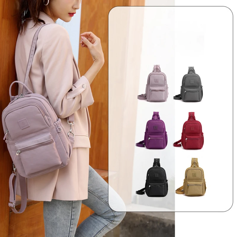 

2022 Women Chest Pack Casual Crossbody Messenger Bags For Women Ladies Nylon Waterproof Small Sling Shoulder Bags