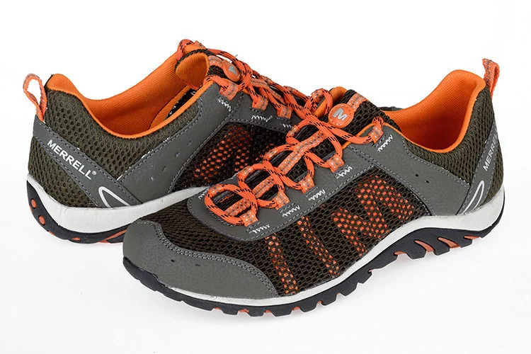 Merrell Men Outdoor Sports Shoes Breathable Light Mesh Aqua Male Camping Summer Walking Water Quick Drying  Sneakers 39-44