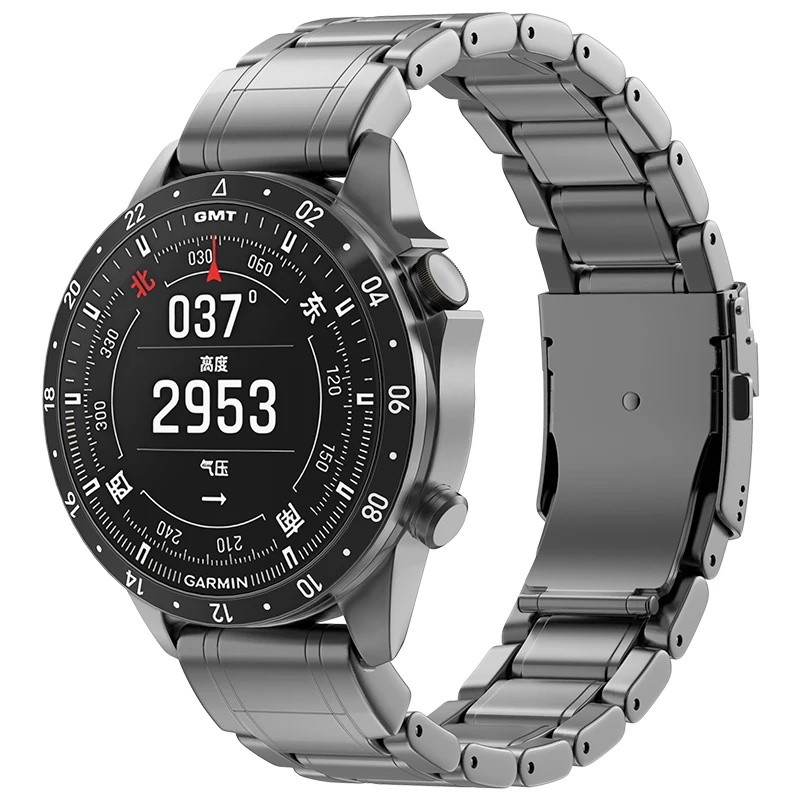 Фото 22 26 мм быстросъемный титановый браслет Marq AviatorWatch для Garmin Fenix8 47 мм 51 мм 7 6Pro/5XPlus/Ininct2X ремешок-браслет №3