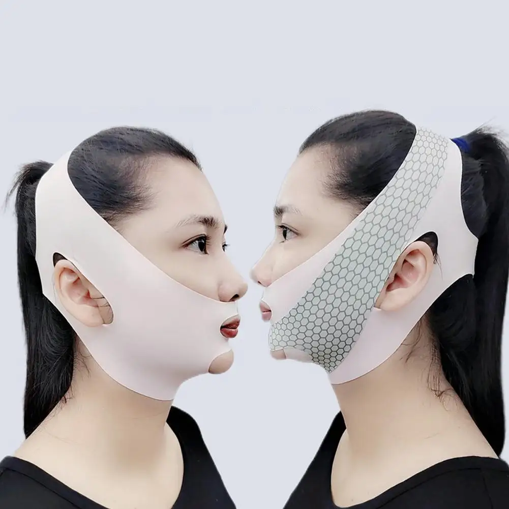 Бандаж V-образный для похудения лица редуктор лифтинга массажа подбородка