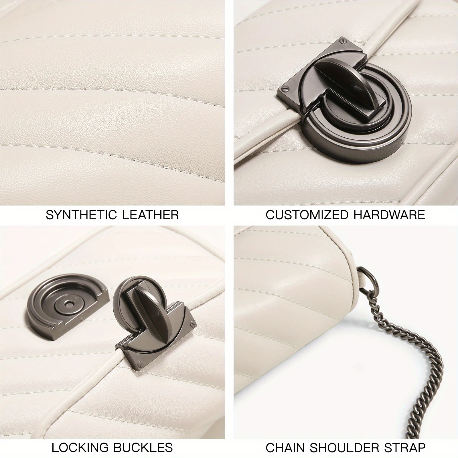 Женская сумка на цепочке ITAMOOD нишевая через плечо с вышивкой для косметики