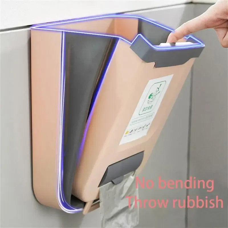 Camping Car Accessory Foldable Trash Can Large-Capacity Material Easy-to-clean For Motorhome Home Kitchen