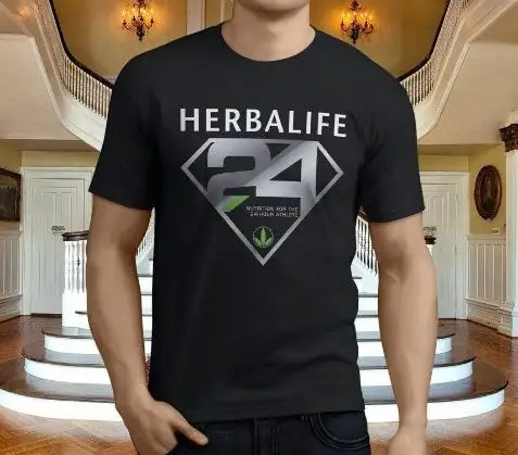 

2022 Men's New Popular Herbalife Nutrition 24 Men's Black Print T-shirt Top Bike Motocross Jersey