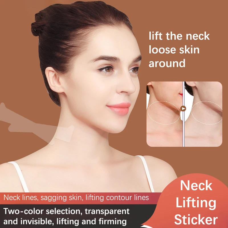 

1/5/10/20pcs Instant Invisible Neck Stickers Neck Eye Double Chin Lift V Shape Refill Tapes Thin Makeup Facelifting Patch Tape